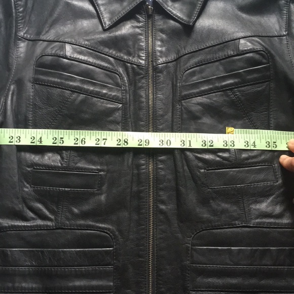 DKNY jeans leather jacket - Picture 6 of 7